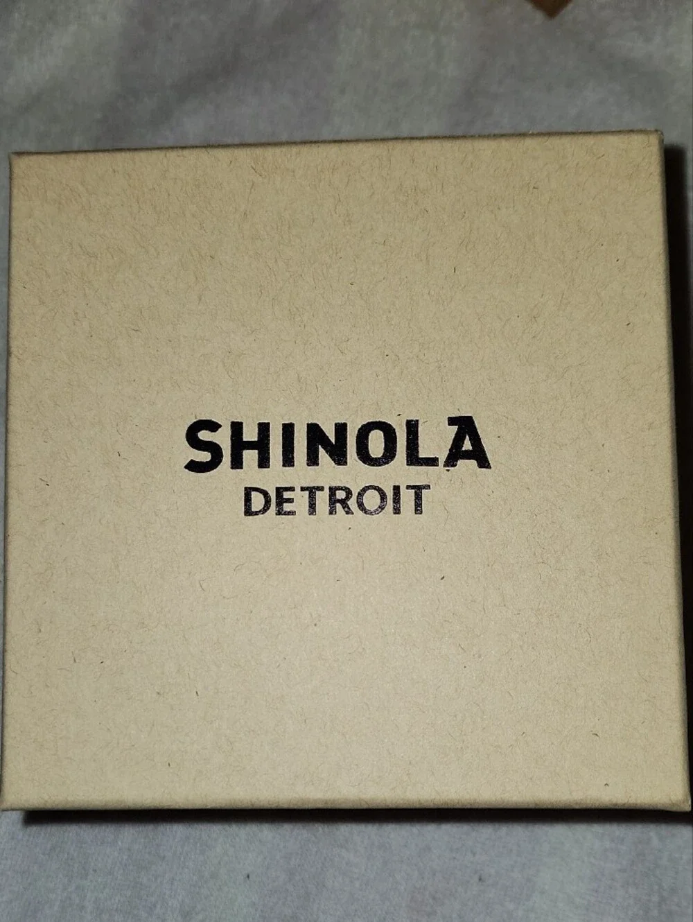 Shinola Argonite Brown Leather Strap Watch with Blue Dial